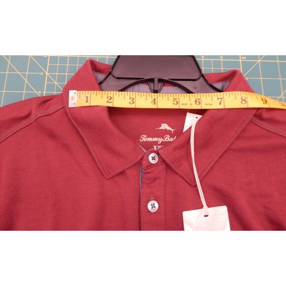 Tommy Bahama Men's Maroon Short Sleeve Button Up Casual Shirt XXL NWT - Picture 6 of 15